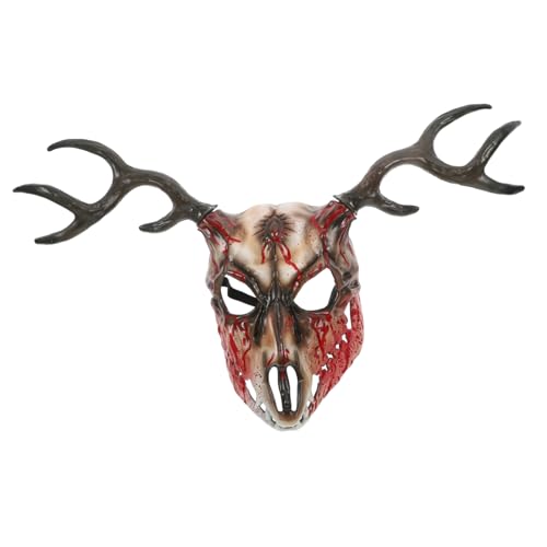 MAGICLULU Hirschhörner Für Halloween Vielseitige Kunstkostümmasken Gehörntes Tier Maskerade Partyzubehör von MAGICLULU