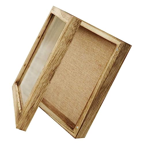 MAGICLULU Proben-ausstellungsbox Aus Holz Rahmen Für Gepresste Blumen Und Kleine Gegenstände Transparente Präsentation Für Heimdekoration von MAGICLULU