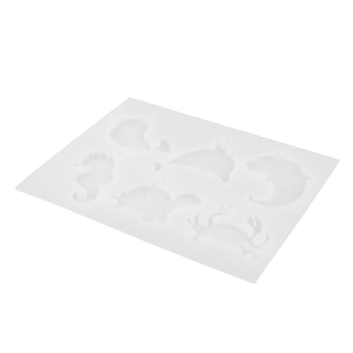 MAGICLULU Schlüsselanhänger Form epoxitharzformen expozitharz form silikonform gießform Silikon-Tierform silikon form Schild Mini flexible Silikonform kleine Schlüsselbundform Kieselgel von MAGICLULU