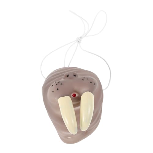 MAGICLULU Sea Elephant Nose Cosplay Prop Realistische Tiernase für Kostümpartys Wiederverwendbar Pflegeleicht für Tier Themen Events und Halloween Einzigartiges Accessoire für Unvergessliche von MAGICLULU