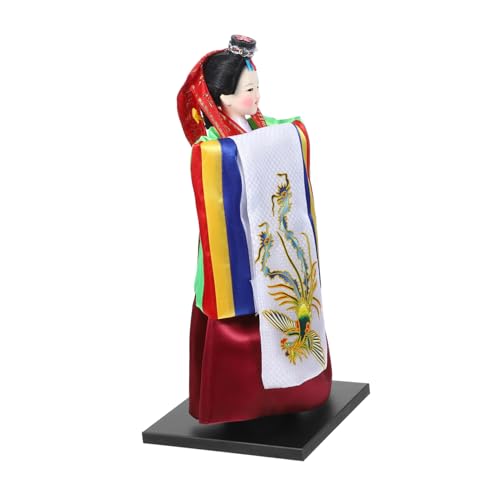 MAGICLULU Seidenpuppe traditionelle koreanische Hanbok-Puppe koreanische Figur Hanbok koreanische traditionelle Puppe Hanbok-Dekoration koreanische Dekorationen von MAGICLULU