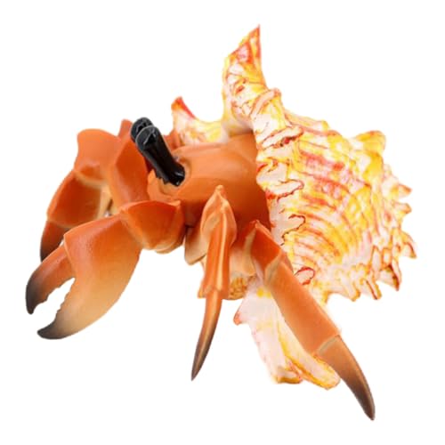 MAGICLULU Simulation Einsiedler krebse für kinderspielzeug Aquarium Dekorationsornament spielsachen für simuliertes Meeresmodell Meerestiermodell Plastik von MAGICLULU