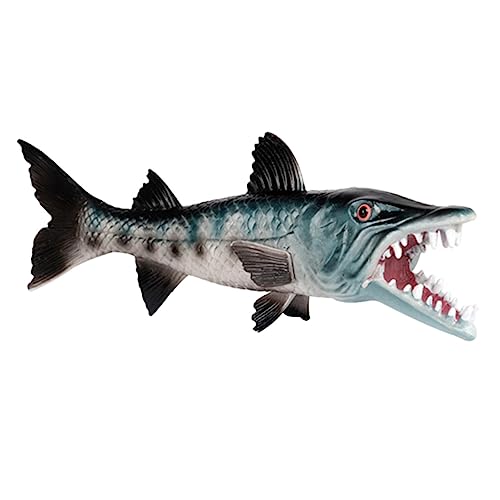 MAGICLULU Simulierter Wolfsfisch Modelldekoration Meerestierspielzeug Meerestierdekor Kunstfisch Für Aquarium Spielzeugfisch Künstlicher Fisch Für Aquarium Realistische Dekoration von MAGICLULU
