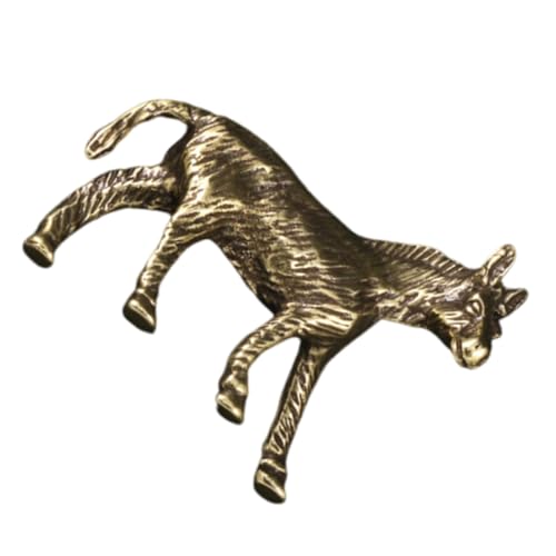 MAGICLULU Stehende Esel-Statue Aus Messing Esel-Dekoration Für Zuhause Esel-Ornament Esel-Figur Bauernhof-Tier-Modell Tier-Modell Esel-Modell Desktop-eselspielzeug von MAGICLULU