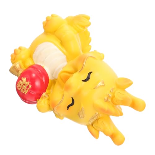 MAGICLULU Sternzeichen-Drachen-Ornamente Miniatur-Drachenfigur Drache-Zappelspielzeug Drachenskulptur Shui die chinesen Animal Figures Drachenfiguren aus Kunstharz Desktop schmücken Golden MAGICLULU Sternzeichen-Drachen-Ornamente Miniatur-Drachenfigur Drache-Zappelspielzeug Drachenskulptur Shui die chinesen Animal Figures Drachenfiguren aus Kunstharz Desktop schmücken Golden von MAGICLULU