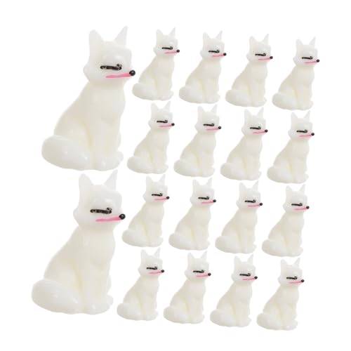 MAGICLULU Stück Fuchs-Ornament Terrarium Handwerk Ornament Tiere Miniatur-Fuchsfiguren Fuchs-Kuchen-Deckel Fuchs Fuchs Mini-Gartenfiguren Minifiguren Zahlen Harz Weiß MAGICLULU Stück Fuchs-Ornament Terrarium Handwerk Ornament Tiere Miniatur-Fuchsfiguren Fuchs-Kuchen-Deckel Fuchs Fuchs Mini-Gartenfiguren Minifiguren Zahlen Harz Weiß von MAGICLULU