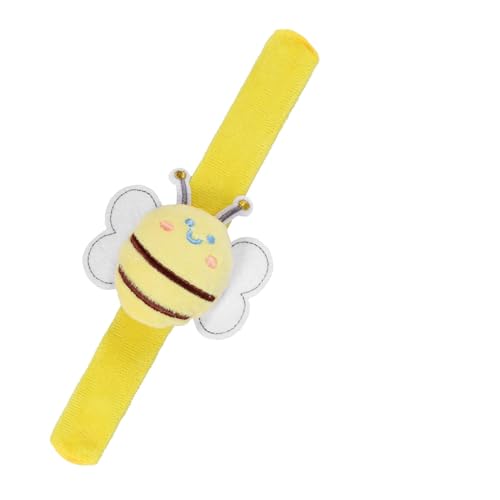 MAGICLULU Tierisches Slap Armband Im Bienen Design Weiches Cartoon Wristband Für Partys Geburtstagsgeschenke Und Halloween Dekoration Gelbe Biene von MAGICLULU