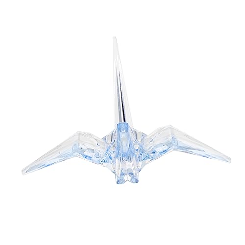 MAGICLULU Transparent Großer Origami Modell Niedliche Kinderzimmer Deko Sichere Acrylfigur für Feiertage und Geburtstagsgeschenke Leichte Origami Tierstatue für Jungen und Mädchen von MAGICLULU