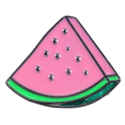 MAGICLULU Wassermelonen Modellierbrosche Entzückende Brosche In Wassermelonenform Kleine Anstecknadel Modische Frucht Anstecknadel Für Kleidung Tasche Rucksack von MAGICLULU