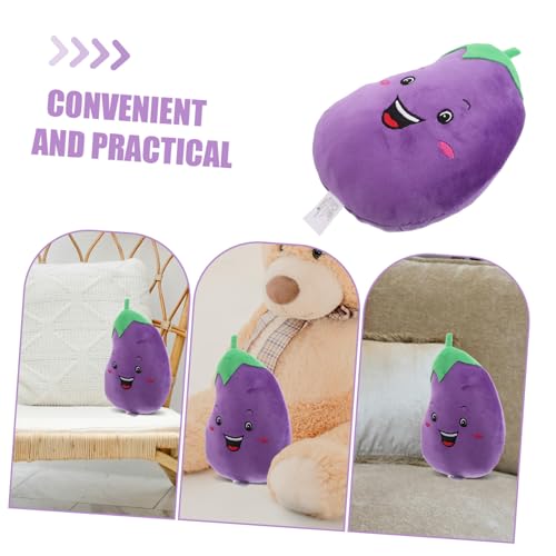 MAGICLULU Weiches Plüsch Ei Pflanzen Niedliche Gemüsefigur Kuscheliges Cartoon Kinderspielzeug Leichtes Reiseplüschtier Dekorative Schlafpuppe für Jungen und Mädchen von MAGICLULU