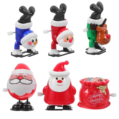 MAGICLULU Weihnachts Geschenktüten Füller Lustige Aufziehspielzeuge Für Junge Mädchen Bunter Weihnachtsmann Und Schneemann Partygeschenke Für Feiertage Weihnachtsstrumpf Füller MAGICLULU Weihnachts Geschenktüten Füller Lustige Aufziehspielzeuge Für Junge Mädchen Bunter Weihnachtsmann Und Schneemann Partygeschenke Für Feiertage Weihnachtsstrumpf Füller von MAGICLULU