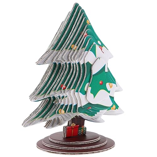 MAGICLULU Weihnachtsbaum Puzzle DIY Bastelset aus Papier Handliches Modell zum Zusammenbauen Kreatives Xmas Dekorationsspielzeug für Langlebig und Sicher Fördert Logisches MAGICLULU Weihnachtsbaum Puzzle DIY Bastelset aus Papier Handliches Modell zum Zusammenbauen Kreatives Xmas Dekorationsspielzeug für Langlebig und Sicher Fördert Logisches von MAGICLULU