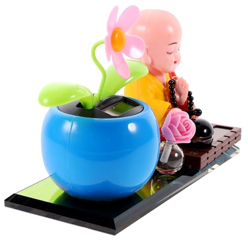 MAGICLULU Solar Figur für Armaturenbrett Robust Kunstharz Wackelkopf Dekoration Glücksbringer für Auto und Zuhause Cartoon Bonsai Statue MAGICLULU Solar Figur für Armaturenbrett Robust Kunstharz Wackelkopf Dekoration Glücksbringer für Auto und Zuhause Cartoon Bonsai Statue von MAGICLULU