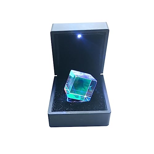 MAGICLULU Würfel -Geschenkbox des Lichts ästhetisch optischer Prismenwürfel blinken Streuung dichroitisch Farbe farbig klare Gläser Kaleidoskop Fänger x-Würfel Prisma Wissenschaftsdekoration MAGICLULU Würfel -Geschenkbox des Lichts ästhetisch optischer Prismenwürfel blinken Streuung dichroitisch Farbe farbig klare Gläser Kaleidoskop Fänger x-Würfel Prisma Wissenschaftsdekoration von MAGICLULU