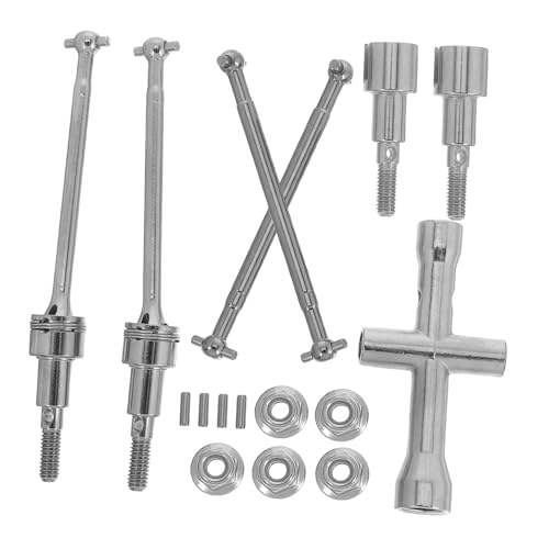 MAGICLULU Zubehör für RC-Autos Autozubehör Ersatzradbaugruppe Walker-Teile Fahren Auto Teil Metall Silver MAGICLULU Zubehör für RC-Autos Autozubehör Ersatzradbaugruppe Walker-Teile Fahren Auto Teil Metall Silver von MAGICLULU