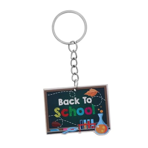 MAGICLULU Zurück Zur Schule Dekorationen Rucksack Schlüsselanhänger Zu Schule Tags Schlüsselanhänger Für Graduierung Armband Schule Schlüsselanhänger Schule Saison Schlüsselanhänger Zurück von MAGICLULU