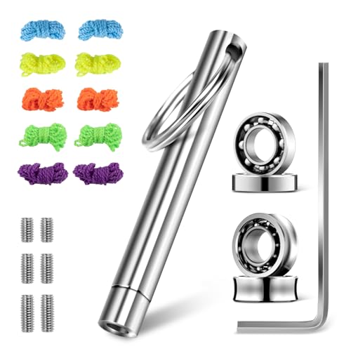 JoJo Lager Pack, Yoyo Ersatz Unresponsive Yoyo Bearing + Narrow C Responsive Bearing + 10 PCS Yoyo Strings + Alxe (8mm) + Axle (10mm) + Axle (12mm) + Yoyo Bearing Remover Tool + Mini Inbusschlüssel von MAGICYOYO