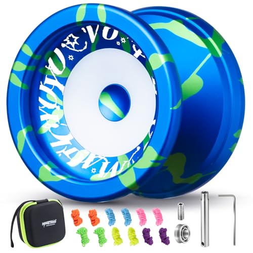 MAGICYOYO JoJo Kinder V6S Locus, Verbessertes Dual-Material Metall Jo Jo, Profi JoJo mit Leerlauf und Kugellager, Trick Neospin Yoyo für Erwachsene, Responsive Yoyo mit 12 Schnur, Lagersatz, Gehäuse MAGICYOYO JoJo Kinder V6S Locus, Verbessertes Dual-Material Metall Jo Jo, Profi JoJo mit Leerlauf und Kugellager, Trick Neospin Yoyo für Erwachsene, Responsive Yoyo mit 12 Schnur, Lagersatz, Gehäuse von MAGICYOYO