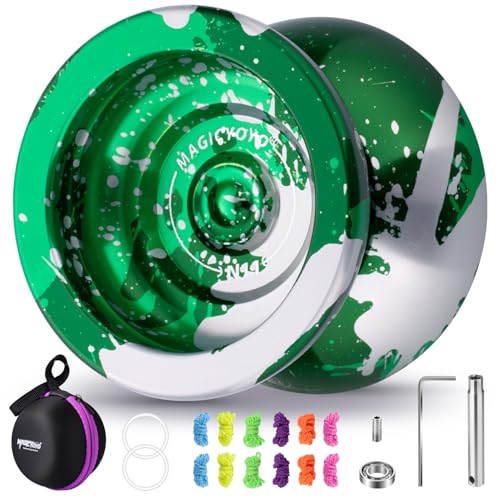 MAGICYOYO N11 Professionelles JoJo für Fortgeschrittene Spieler, 2-in-1 YoYo für Kinder, Anfänger, Erwachsene, Nicht Reaktionsfreudiges Trick-Jo Jo mit Reaktionsfreudigem Lager, Inklusive Zubehör MAGICYOYO N11 Professionelles JoJo für Fortgeschrittene Spieler, 2-in-1 YoYo für Kinder, Anfänger, Erwachsene, Nicht Reaktionsfreudiges Trick-Jo Jo mit Reaktionsfreudigem Lager, Inklusive Zubehör von MAGICYOYO
