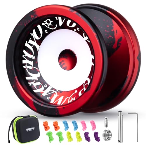 MAGICYOYO Profi JoJo V6S Locus, Doppelzweck JoJo mit Leerlauf und Kugellager, Trick Jo Jo für Kinder & Erwachsene, Jo-jo mit Responsive & Unresponsive, mit 12 Saiten, Lagersatz, Gehäuse MAGICYOYO Profi JoJo V6S Locus, Doppelzweck JoJo mit Leerlauf und Kugellager, Trick Jo Jo für Kinder & Erwachsene, Jo-jo mit Responsive & Unresponsive, mit 12 Saiten, Lagersatz, Gehäuse von MAGICYOYO