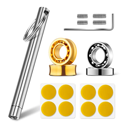MAGICYOYO JoJo Kugellager-Set – 2 goldene 10 Kugellager + 2 Responsive Kugellager + 2 Kurze Achsen + 2 Lange Achsen + Jo jo Lagerentferner + Yoyo Achse Werkzeug + 8 Responsive Silikonpads MAGICYOYO JoJo Kugellager-Set – 2 goldene 10 Kugellager + 2 Responsive Kugellager + 2 Kurze Achsen + 2 Lange Achsen + Jo jo Lagerentferner + Yoyo Achse Werkzeug + 8 Responsive Silikonpads von MAGICYOYO