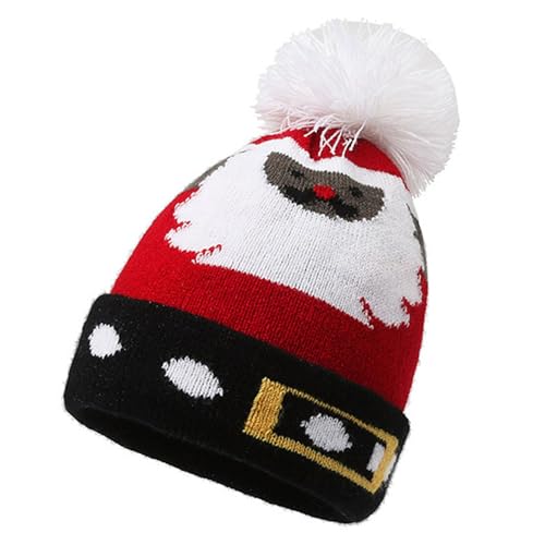 MAGIMODAC Weihnachtsmütze Kinder Weihnachten Wintermütze Lustig Xmas Gestrickte Beanie Mütze Christmas Strickmütze Warm Weihnachtshut mit Stickerei Junge Mädchen Schwarz Weihnachtsmann MAGIMODAC Weihnachtsmütze Kinder Weihnachten Wintermütze Lustig Xmas Gestrickte Beanie Mütze Christmas Strickmütze Warm Weihnachtshut mit Stickerei Junge Mädchen Schwarz Weihnachtsmann von MAGIMODAC