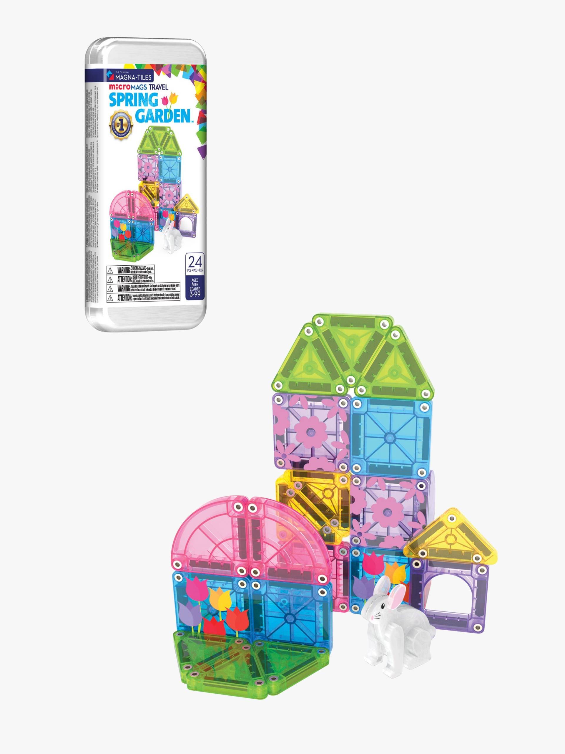 MAGNA-TILES MicroMAGS Reise-Set Spring Garden 24 Teile von MAGNA-TILES