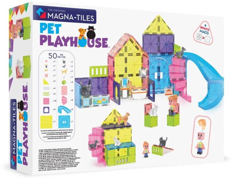 MAGNA-TILES Tier-Spielplatz Bausatz 50 Teile von MAGNA-TILES