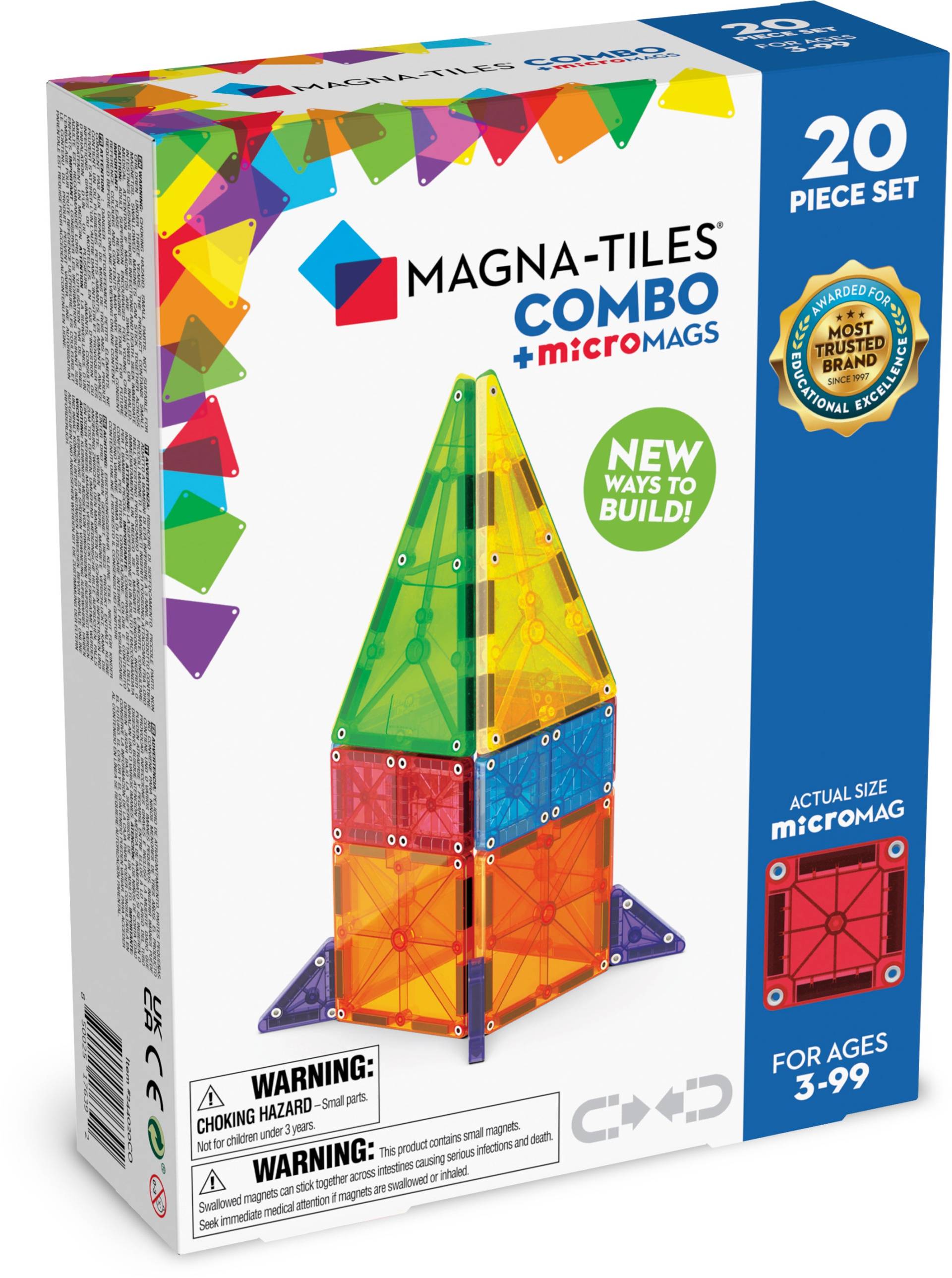 MAGNA-TILES Combo Bausatz 20 Teile MAGNA-TILES Combo Bausatz 20 Teile von MAGNA-TILES
