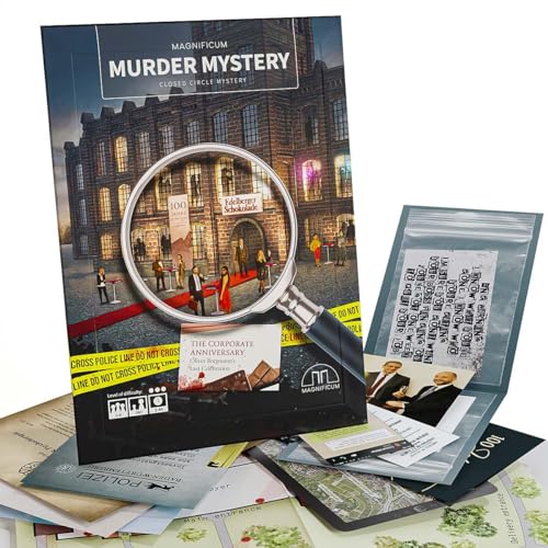 MAGNIFICUM Escape Room Game: The Corporate Anniversary - Oliver Borgmann's Last Celebration, Detective Game, Murder Mystery Game for Adults (English Version) von MAGNIFICUM