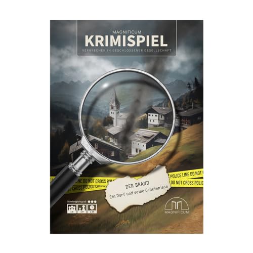 MAGNIFICUM Krimispiel: Der Brand - EIN Dorf und Seine Geheimnisse, Detektivspiel, Escape Room Spiel für Erwachsene von MAGNIFICUM