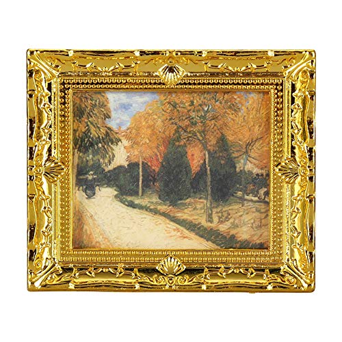 MAGT Puppenhaus Ölgemälde, 1:12 Puppenhaus Miniatur Wandbild Deko Gold Rahmen Ölgemälde Dekoration Zubehör MAGT Puppenhaus Ölgemälde, 1:12 Puppenhaus Miniatur Wandbild Deko Gold Rahmen Ölgemälde Dekoration Zubehör von MAGT