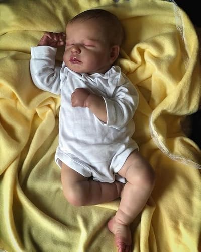 Reborn Baby Reborn Originelle Babypuppen, 45,7 cm, aus weichem Vinyl, handgefertigt, Real Loulou Reborn Baby Reborn Originelle Babypuppen, 45,7 cm, aus weichem Vinyl, handgefertigt, Real Loulou von MAIDEDOLL