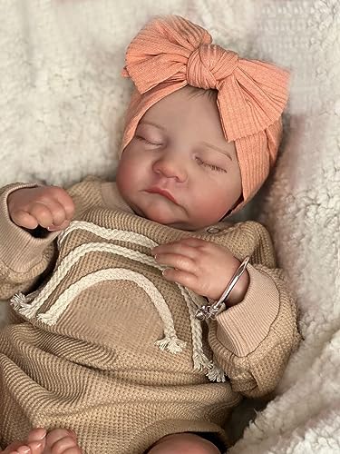 Reborn Puppen für Mädchen, Levi Bebe Reborn, Original, realistisch, 45,7 cm, aus weichem Vinyl, handgefertigt, echtes Baby Reborn Puppen für Mädchen, Levi Bebe Reborn, Original, realistisch, 45,7 cm, aus weichem Vinyl, handgefertigt, echtes Baby von MAIDEDOLL