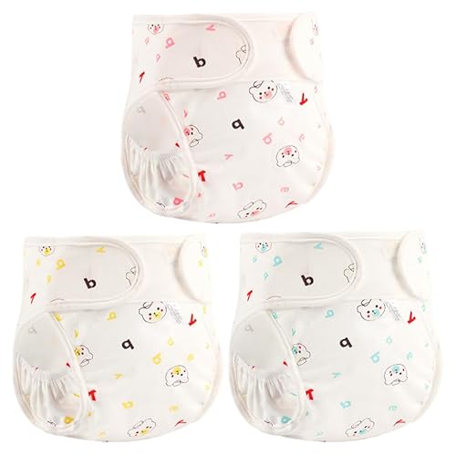 3 PCS Baby Puppen Windeln Unterwäsche Wiederverwendbare Eignung für 17-22 Zoll Reborn Baby Puppe Verstellbarer Klettverschluss 3-Teilig Niedlicher Bär Outfit Windeln Zubehör 3 PCS Baby Puppen Windeln Unterwäsche Wiederverwendbare Eignung für 17-22 Zoll Reborn Baby Puppe Verstellbarer Klettverschluss 3-Teilig Niedlicher Bär Outfit Windeln Zubehör von MAIHAO