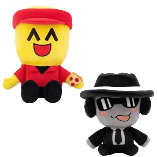 2 Stück Forsaken Chance Plüschtier, weiche Chance und Ellio Stofftiere, süße Forsaken Chance & Ellio Plüschfiguren, Forsaken Chance Charakterfiguren Kissen für Kinder, Geschenk für Jungen und Mädchen von MAIPAI