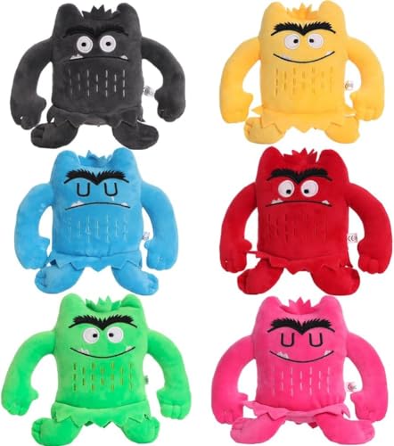 6 Stück Farbmonster Plüschtier,Emotionale Ressourcen für Kinder,Weiches trauriges blaues und glückliches gelbes Monster Plüschtier Spielzeug,Niedliches Farbmonster Plüschpuppe Spielzeug Plüschies 6 Stück Farbmonster Plüschtier,Emotionale Ressourcen für Kinder,Weiches trauriges blaues und glückliches gelbes Monster Plüschtier Spielzeug,Niedliches Farbmonster Plüschpuppe Spielzeug Plüschies von MAIPAI