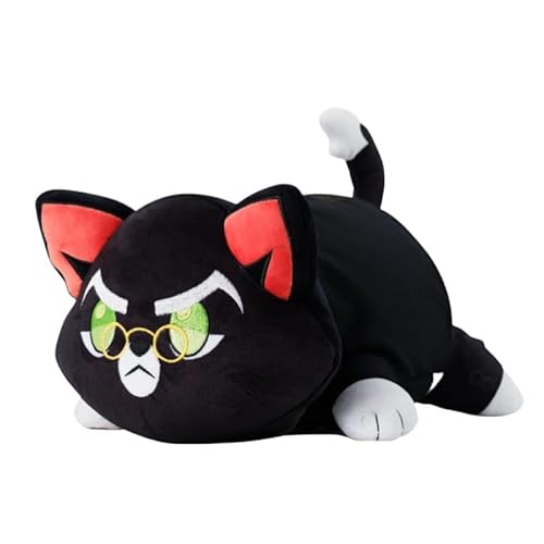 MAIPAI 25cm Niedliches Lackadaisy Plüschtier,Weiches Lackadaisy Plüschtier,Niedliches Lackadaisy Puppen-Spielzeug,Lackadaisy Plüsch-Kissen für Kinder Figur Geschenk (schwarz) von MAIPAI