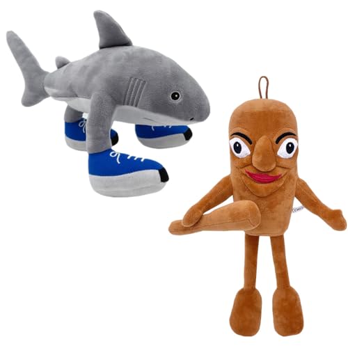 MAIPAI 2pcs Tralalero Tralala Hai PlüSchfigur,Weiches Tun Tung Tung Sahur Plüschtier,Niedliche Italienische Brainrot AI Plüsch Puppe für Jungen Mädchen und Fans Weihnachten,Geburtstag Figur Geschenk MAIPAI 2pcs Tralalero Tralala Hai PlüSchfigur,Weiches Tun Tung Tung Sahur Plüschtier,Niedliche Italienische Brainrot AI Plüsch Puppe für Jungen Mädchen und Fans Weihnachten,Geburtstag Figur Geschenk von MAIPAI