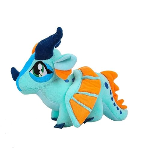 MAIPAI 30cm Flügel des Feuerdrachen Plüschtier,Weicher Regenflügel Drache Stofftier,Pterosaurier Plüsch Kissen,Fliegende Drachen Puppe Spielzeug für Fans Figur Geschenk (blau) von MAIPAI