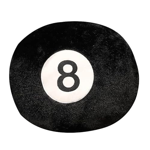 MAIPAI 35 cm großes Plüschtier in Form Einer schwarzen 8er-Kugel für Billard, Sportbälle, Billard-Plüschkissen, Billard-8er-Kugel-Plüschtier für die Dekoration zu Hause und am Billardtisch MAIPAI 35 cm großes Plüschtier in Form Einer schwarzen 8er-Kugel für Billard, Sportbälle, Billard-Plüschkissen, Billard-8er-Kugel-Plüschtier für die Dekoration zu Hause und am Billardtisch von MAIPAI