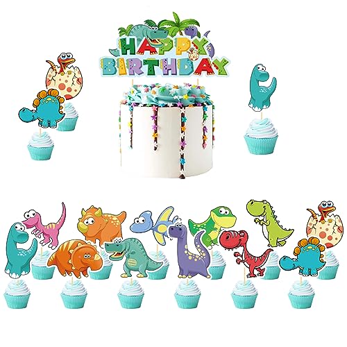 26 Stück Dinosaurier Cupcake Topper Tier Cupcake Topper Picks Kuchendekoration für Baby Shower Hochzeit Geburtstag Event Party Tiere Thema Party Dekoration Versorgung 26 Stück Dinosaurier Cupcake Topper Tier Cupcake Topper Picks Kuchendekoration für Baby Shower Hochzeit Geburtstag Event Party Tiere Thema Party Dekoration Versorgung von MAIREULB
