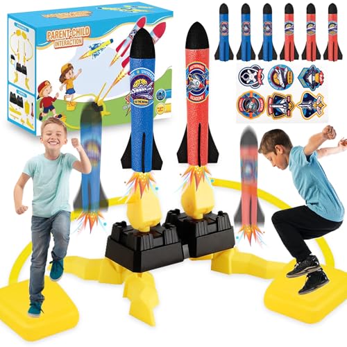 MAISITOO Rakete Luftdruck,Druckluftrakete Spielzeug mit 6 Schaumraketen,Raketen Spielzeug für Kinder,Rocket Launcher Toy,Outdoor Spielzeug für Kinder,für Jungen und Mädchen ab 3-12 Jahre MAISITOO Rakete Luftdruck,Druckluftrakete Spielzeug mit 6 Schaumraketen,Raketen Spielzeug für Kinder,Rocket Launcher Toy,Outdoor Spielzeug für Kinder,für Jungen und Mädchen ab 3-12 Jahre von MAISITOO