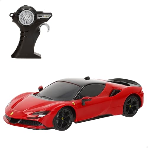 MAISTO TECH - RC Ferrari SF90 Maßstab 1:24, Ferngesteuertes Auto mit Lithium-Batterie und Proportionaler Lenkung, Controller Inklusive, Ferrari-Lizenz, Exklusive Verpackung, Alter 5+ MAISTO TECH - RC Ferrari SF90 Maßstab 1:24, Ferngesteuertes Auto mit Lithium-Batterie und Proportionaler Lenkung, Controller Inklusive, Ferrari-Lizenz, Exklusive Verpackung, Alter 5+ von MAISTO TECH
