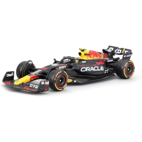 BBURAGO - Red Bull Racing RB19 Sergio Perez #11 2023 - Realistisches Modellauto im Maßstab 1:43, gefahren von Sergio Pérez, offizielle Red Bull Lizenz, empfohlenes Alter 3+ Jahre von Bburago