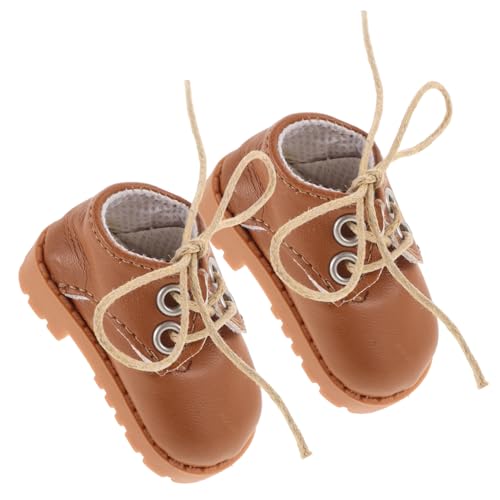 MAJORMENCH 1 Paar Miniatur Puppenschuhe aus Hochwertigem Material für Große Puppen Stilvolle Langlebige und Sichere Lederschuhe zur Kreativen Dekoration von Puppen und Minihäusern MAJORMENCH 1 Paar Miniatur Puppenschuhe aus Hochwertigem Material für Große Puppen Stilvolle Langlebige und Sichere Lederschuhe zur Kreativen Dekoration von Puppen und Minihäusern von MAJORMENCH