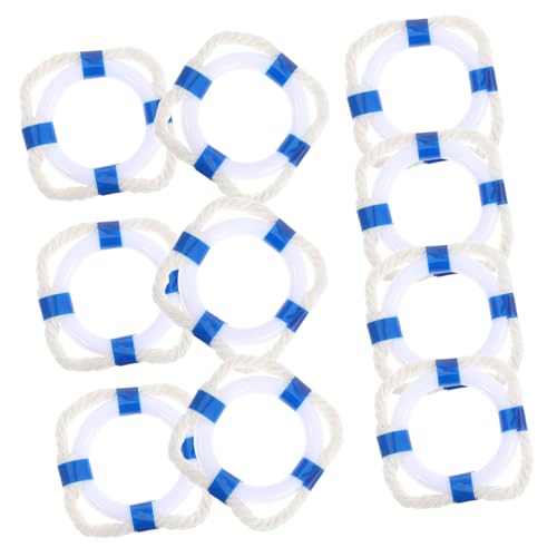 MAJORMENCH 10 Stück Miniature Schwimmring Deko Teiliges Handgefertigte Rettungsring Modelle für Puppenhäuser Hochwertige Ornamente Mediterranes Design für DIY Deko und Kinderzimmer MAJORMENCH 10 Stück Miniature Schwimmring Deko Teiliges Handgefertigte Rettungsring Modelle für Puppenhäuser Hochwertige Ornamente Mediterranes Design für DIY Deko und Kinderzimmer von MAJORMENCH