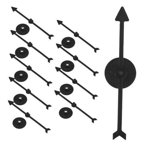 MAJORMENCH 10 Stück Teiliges DIY Drehplatten Kleine Drehplatte mit Schwarz Party Favor Zubehör für Spiele Unterricht und Events von MAJORMENCH