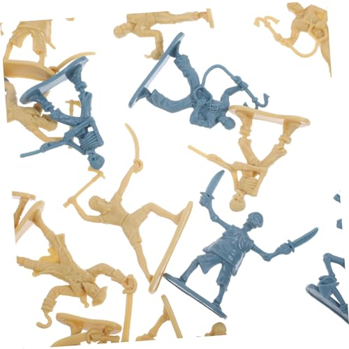 MAJORMENCH 100 Stück Piratensoldaten Miniaturfiguren für Sandtisch Wetterfest und Langlebig Militärspielset für DIY Projekte von MAJORMENCH