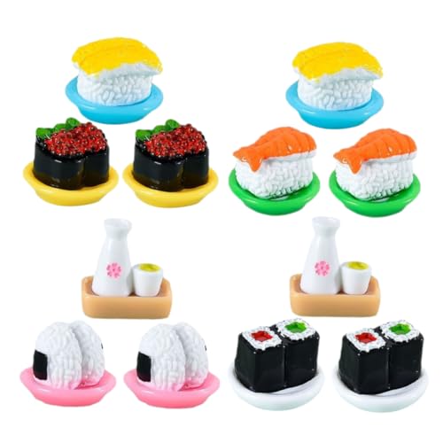 MAJORMENCH 12 Stück Teiliges Sushi Realistische Sushi Deko aus Geeignet für Puppenhaus Kindergarten und Lebensechte Nachbildung für Kreative Gestaltung MAJORMENCH 12 Stück Teiliges Sushi Realistische Sushi Deko aus Geeignet für Puppenhaus Kindergarten und Lebensechte Nachbildung für Kreative Gestaltung von MAJORMENCH
